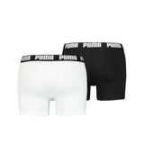 Puma Basic Boxer Short Men (Pack von 2) Schwarzweißgröße l