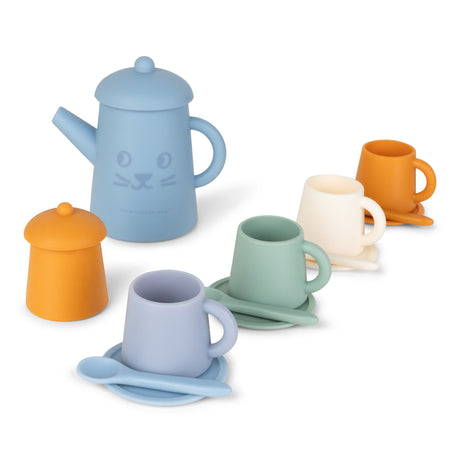 Reine Töne | Mehrfarbiges Teespielset