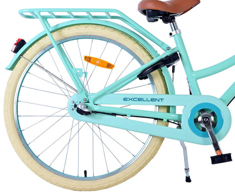 Volare Excellent Kinderfahrrad – Mädchen – 24 Zoll – Grün – 3 Gänge