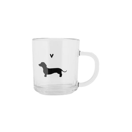Clayre Eef Teeglas Dackel 200ml