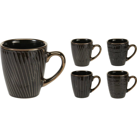 Excellent houseware beker aardewerk 200ml doos a 12 stuks