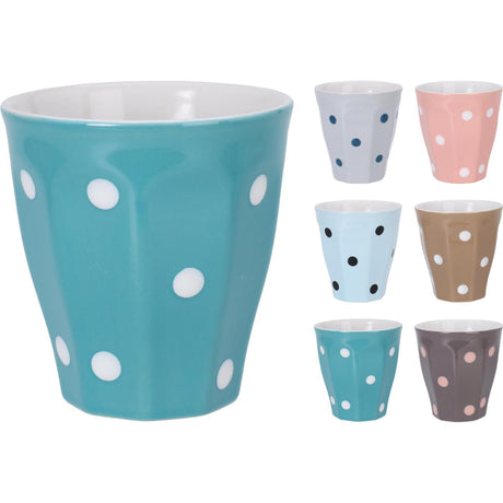 Excellent Houseware Steingutbecher 250 ml Steingutbecher 250 ml