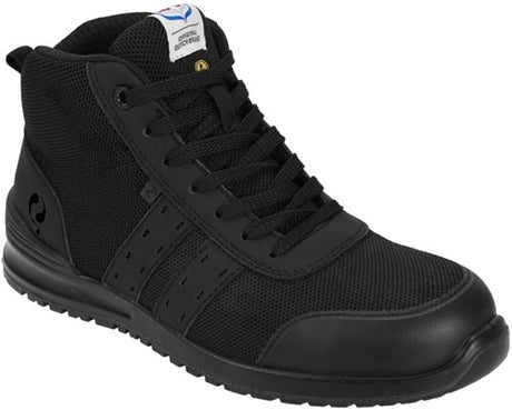 Quick werkschoen sprint dark hoog qs0562 s1p | zwart | maat 41 - 8718591551116