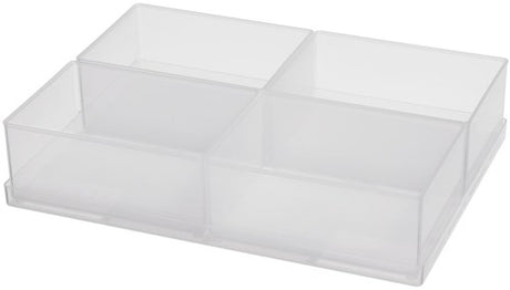 Raaco Insetboxen 55 a7-1, (4 Stk.) auf Tablett - 136471 - 136471