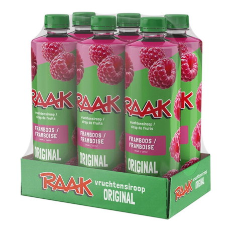 Raak Fruchtsirup Himbeere (6x 750ml)