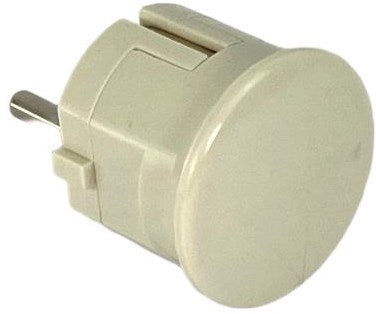 Enzo Schutzkontaktstecker abgewinkelt Bakelit MK weiß – 6140594