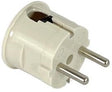 Enzo Schutzkontaktstecker abgewinkelt Bakelit MK weiß – 6140594