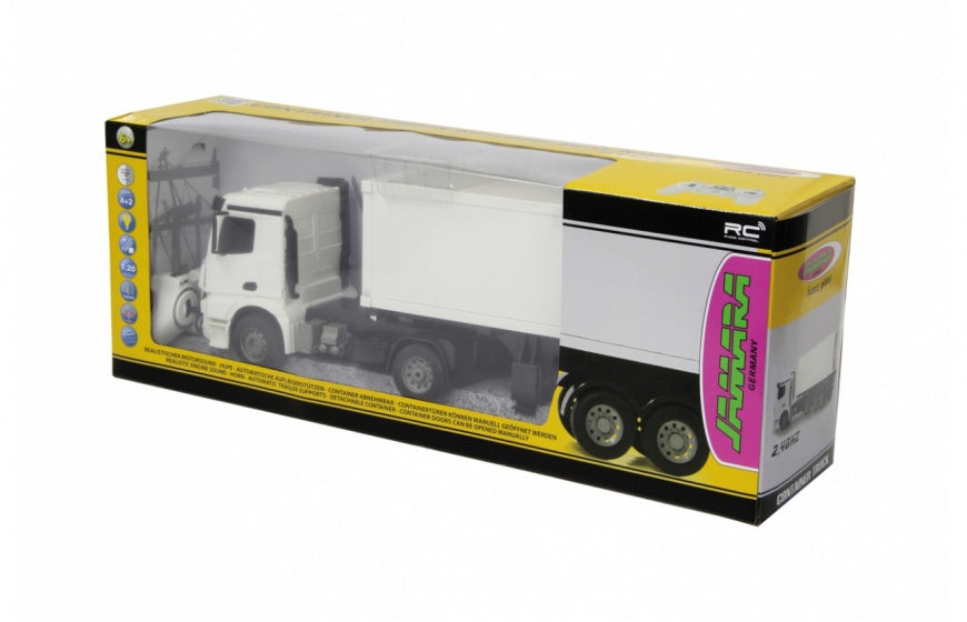 Jamara RC Mercedes-Benz Arocs Container Truck 2.4 GHz Weiß 1:20