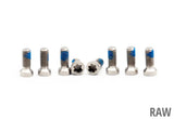 Oak Components Titanschrauben M4x9 für 8-Loch Direct Mount Kettenblatt (8 Stück)
