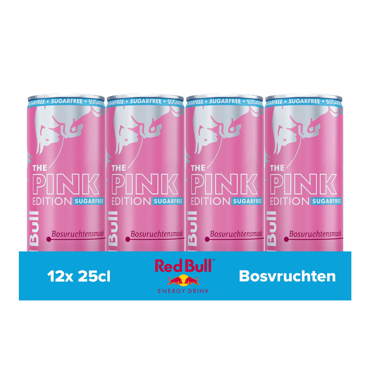 Red Bull The Pink Edition zuckerfreie Waldfruchtgeschmackdose (12x 250ml)