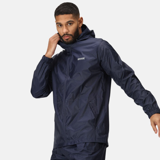 Regatta Jacke III wasserdichte Outdoor -Jacke dunkelblau Größe l