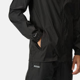 Regatta Jacke III wasserdichte Outdoor -Jacke Schwarz Größe m