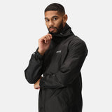 Regatta Jacke III wasserdichte Outdoor -Jacke Schwarz Größe L.