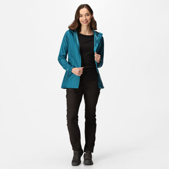 Regatta Pack it iii Shell Jacket Ladies Blue Size m