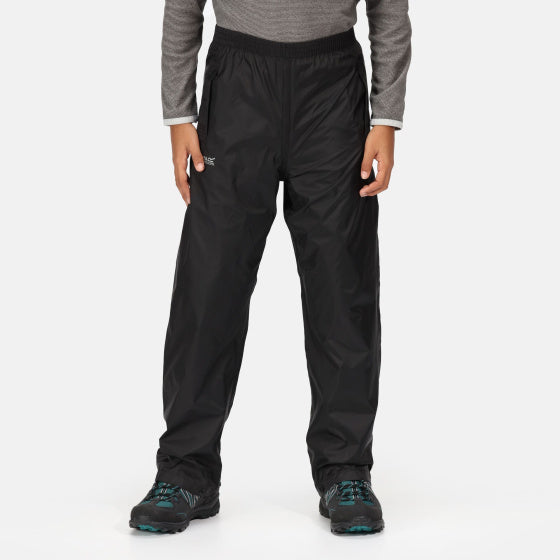 Regatta Regenhosen Pack It Junior Schwarz Größe 11-12 Jahre