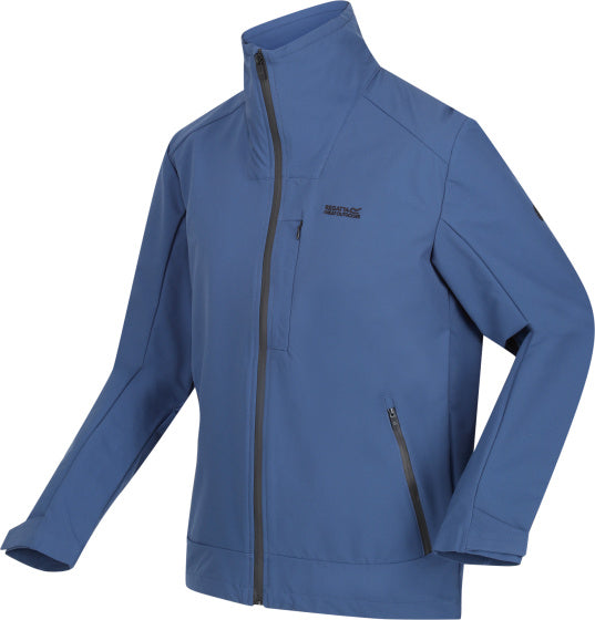 Regatta Overmoor Softshellcoat Männer Blau Größe xl