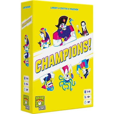 Repos-Produktions-Champions! Brettspiel