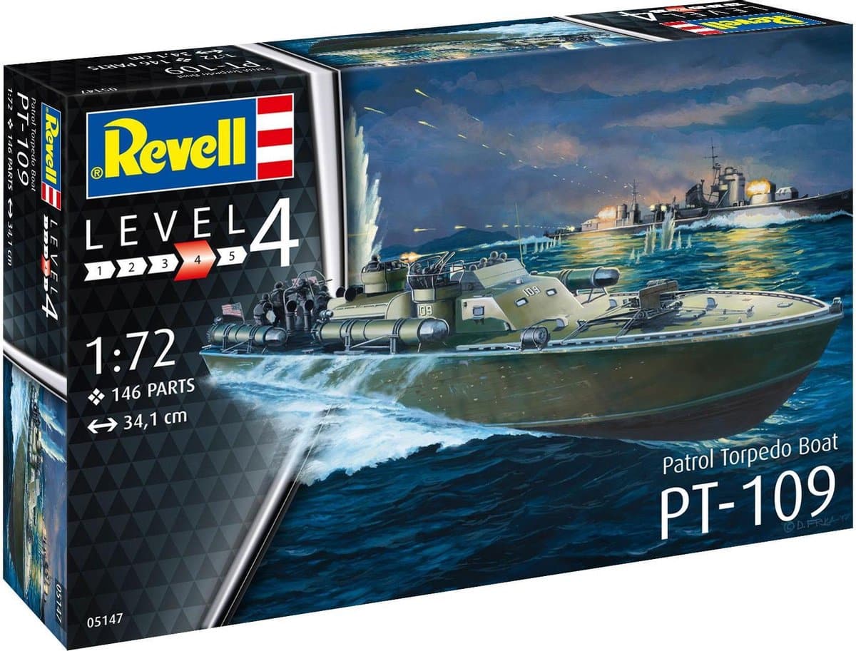 Revell Baumodell Patrouillen-Torpedoboot PT-109