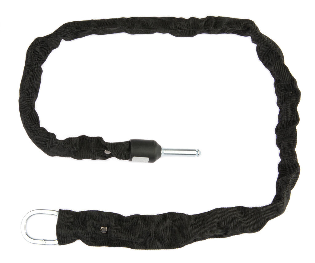 Python-Schloss-Rahmenschloss-Steckkette 120 cm ø 5,5 mm, schwarz