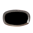 Riverdale schaal onyx zwart 30,5x19cm