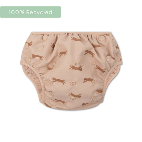 Wanderer | Beige waschbare Schwimmwindel