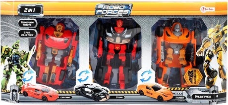 Cilgro -Roboter -RoboForces 3 Transformator -Roboter 10 cm groß