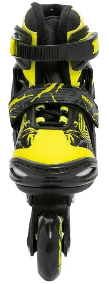 ROCES Inline Skates schicken 3.0 Softboat 82A Schwarze gelbe Größe 30-33