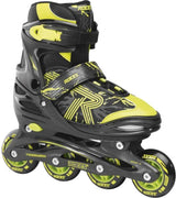 ROCES Inline Skates schicken 3.0 Softboat 82A Schwarze gelbe Größe 34-37