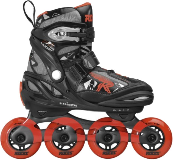 ROCES Inline Skates Moody Tif 82A Schwarze rote Größe 36-40