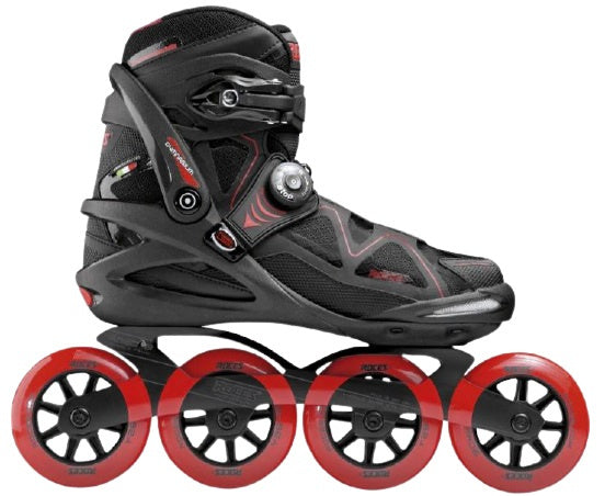 ROCES Inlineskates Gymnasium M-2.0 90 mm 82A Schwarzrot