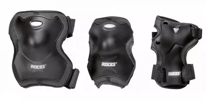 ROCES Skateschutz Set Super Unisex Schwarz Größe M 6-Stück