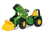 Rolly Toys Premium John Deere X-Trac 8400R mit Frontladergrün