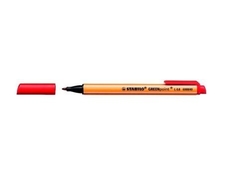 Stabilo Fineliner - Greenpoint - Rot