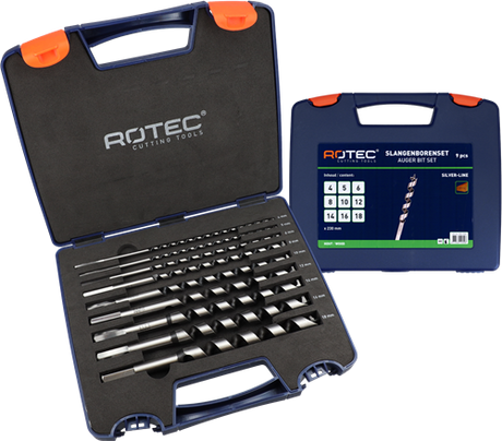 Rotec 900.1065 9-dlg. slangenborenset type '240', ø4-18 x 230 mm - 900.1065