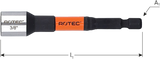 Rotec dopsleutel | e6.3 | 1 4 bitopname | magnetisch | sw 1 4 x80 - 821.01011