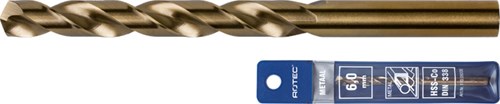 Rotec hss-co5 spiraalboor din 338 cobalt splitpoint 3,3 mm (etui) - 111.0330e