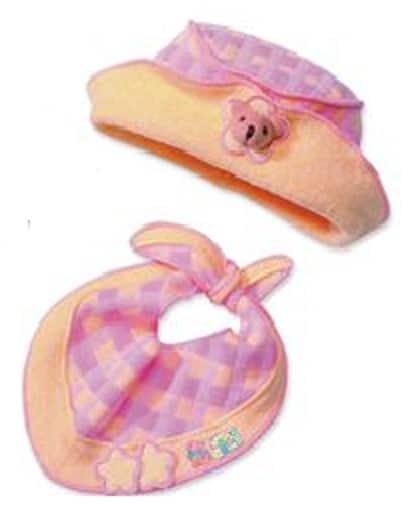 Zapf Kreationen Chou Chou Wintermütze rosa-gelb von Zapf