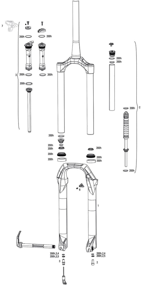 RockShox Federgabel Judy Gold RL 29 Federgabel RS Judy Gold RL 120 mm schwarz