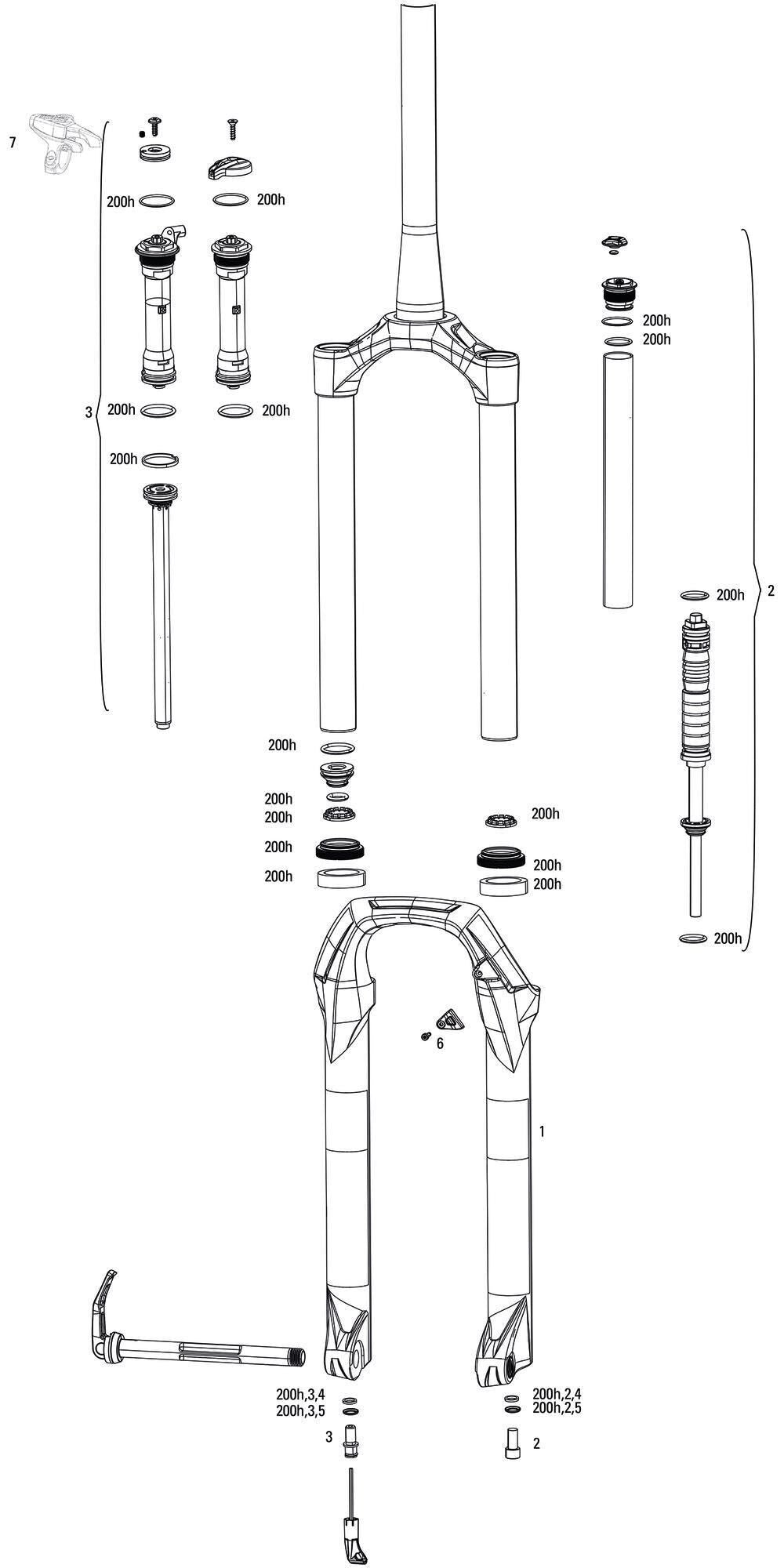 RockShox Federgabel Judy Gold RL 27,5 Federgabel RS Judy Gold RL 100 mm schwarz