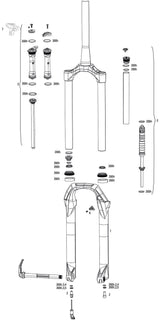 RockShox Federgabel Judy Gold RL 27,5 Federgabel RS Judy Gold RL 100 mm Oneloc Schwarz