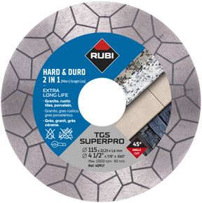 Rubi Diamantscheibe 125 mm TGS Superpro 125 x 22,2 mm (Gehrung)