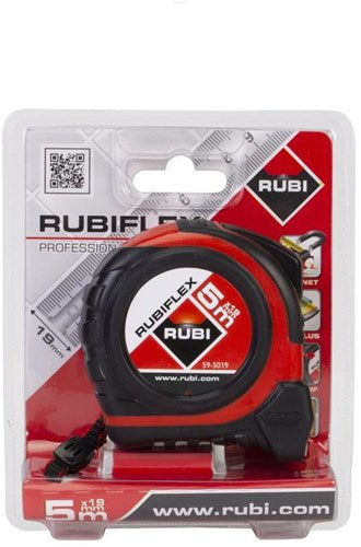 Rubi flex rolbandmaat | 5 m | 19 mm - 75901