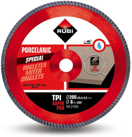 Rubi TPI 200 Diamantsägeblatt | 200mm | Superprofi - 31966