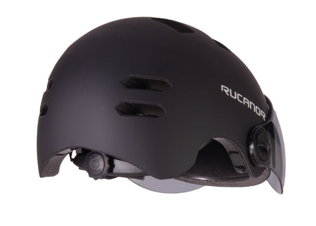 Rucanor Urban Sprint Fahrradhelm verstellbar Schwarz Größe 55-58 cm (M)