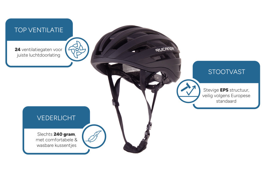 Rucanor Grav Fahrradhelm MTB und E-Bike verstellbar schwarz Größe 58-61 cm (L)