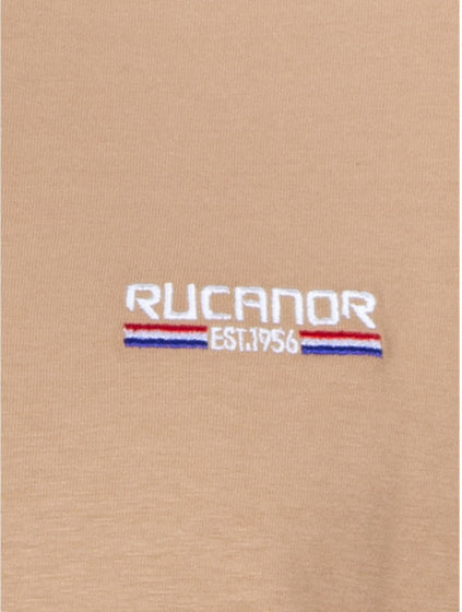 Rucanor Raffi Basic Shirt Round Hals Männer Beige Größe L.