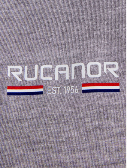 Rucanor Raffi Basic Shirt Round Hals Männer graue Größe m