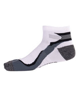 Rucanor Running Socken kurz 2-Pack weiß grau Größe 43-46