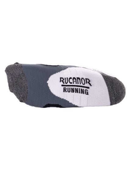 Rucanor Running Socken kurz 2-Pack weiß grau Größe 43-46