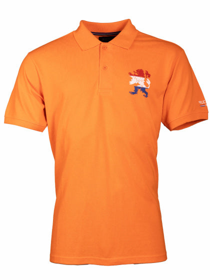 Rucanor Football Polo T-Shirt Kurzarm Männer Orange Größe m